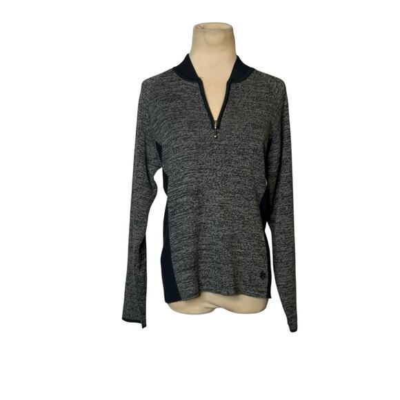 Betty Rides gray black long sleeves pullover sweatshirt size Medium - Picture 15 of 15